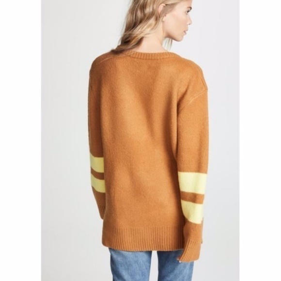 NEW Current Elliot “The‎ 79” Knit Sweater Brown Sug - Picture 2 of 8